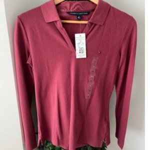 Tommy Hilfiger Long Sleeve V-Neck Top